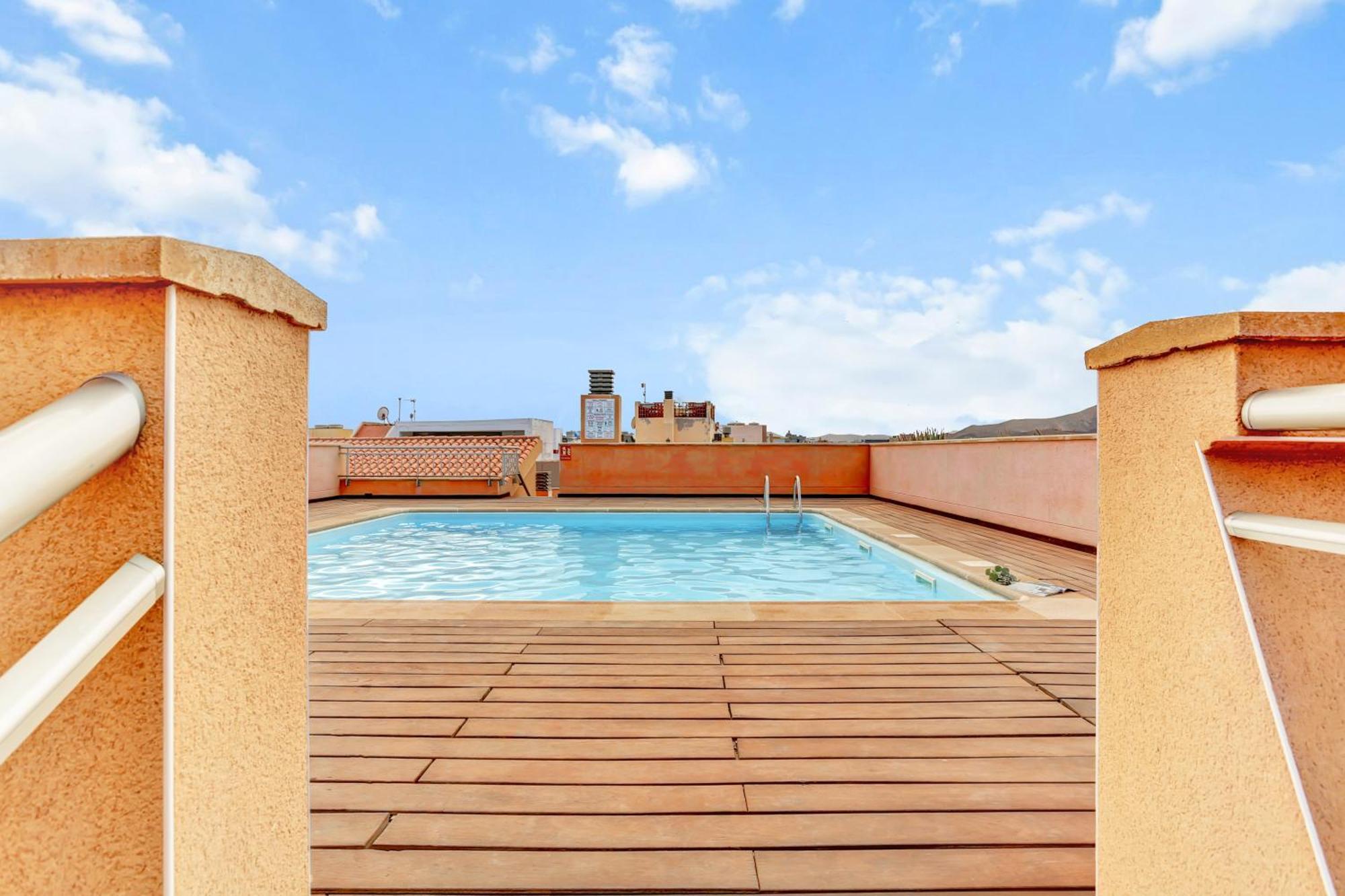 Corralejo Ancla Pool On Roof Top Lejlighed Eksteriør billede